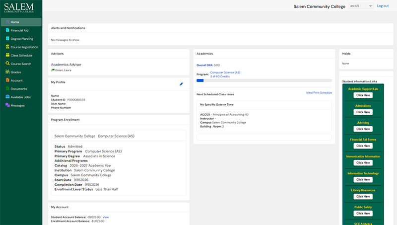 Updates to Student Self-Service